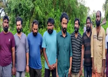 കുഴല്‍പ്പണം തട്ടിയെടുക്കാന്‍  ചിറ്റൂരില്‍ തമ്പടിച്ച 13 അംഗ സംഘം  പിടിയിലായി.