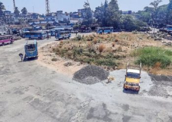 നഗരസഭ ബസ്റ്റാൻഡിൽ താൽക്കാലിക ശൗചാലയം നിർമ്മിച്ചു