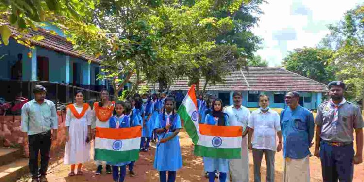ഹൈസ്കൂൾ കേരളശ്ശേരി സ്കൗട്ട് ആൻഡ് ഗൈഡ് പദയാത്ര സംഘടിപ്പിച്ചു