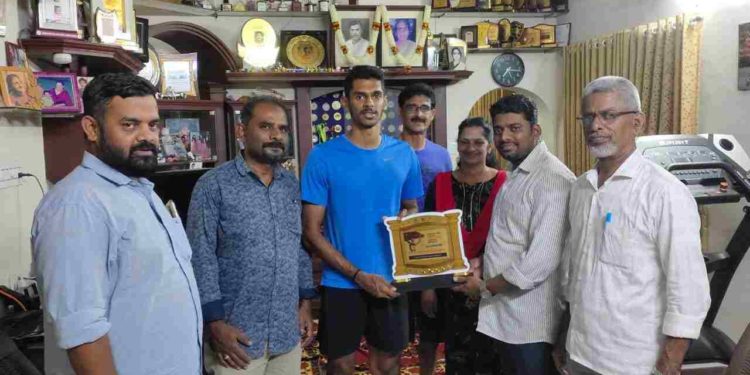 ശ്രീശങ്കറിനെ ഫ്രറ്റേണിറ്റി ആദരിച്ചു