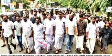 യുവമോർച്ച ദേശീയപതാകയെ ദുരുപയോഗം ചെയ്ത്  യൂത്ത് കോൺഗ്രസ്  പരാതി നൽകി