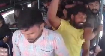 പുതുശ്ശേരിയിൽ ബസ് തടഞ്ഞ് വിദ്യാർഥികളെ മർദിച്ചു.