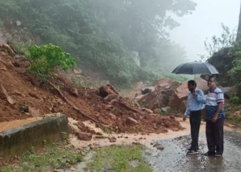 നെല്ലിയാമ്പതിയിൽ ഉരുൾപൊട്ടൽ; ആളപായമില്ല