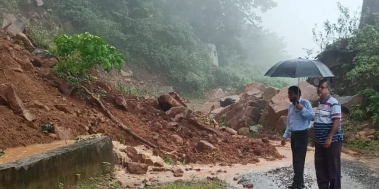 നെല്ലിയാമ്പതിയിൽ ഉരുൾപൊട്ടൽ; ആളപായമില്ല