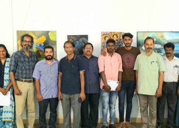 വർണ്ണനിലാവ് ‘ ചിത്രപ്രദർശനം സമാപിച്ചു.