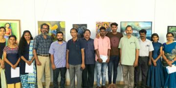 വർണ്ണനിലാവ് ‘ ചിത്രപ്രദർശനം സമാപിച്ചു.
