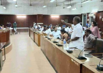 നഗരസഭ കൗൺസിൽ യോഗത്തിൽ മൂർച്ചയേറിയ വാഗ്വാദം