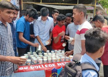 കാൻസർ ബാധിതനെ സഹായിക്കാൻ എൻ. സി. സി.കാഡറ്റുകൾ സേവനമനുഷ്ഠിച്ചു