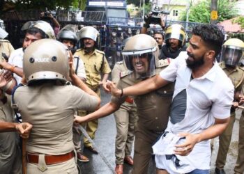 പാലക്കാട്‌ SPഓഫീസ് മാർച്ച്‌-