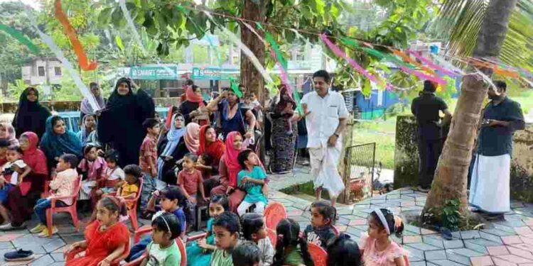 അങ്കണവാടിയിൽ പ്രവേശനോത്സവം