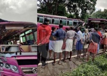 സ്വകാര്യ ബസുകള്‍ കൂട്ടിയിടിച്ചു; 41 പേര്‍ക്ക് പരിക്കേറ്റു; ഒരാളുടെ നില ഗുരുതരം