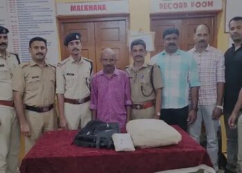 റെയില്‍വേ സ്റ്റേഷനില്‍ കഞ്ചാവ് വേട്ട: മധ്യവയസ്‌കന്‍ പിടിയില്‍