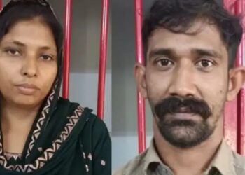 പ്രായപൂര്‍ത്തിയാവാത്ത കുട്ടികളെ കട്ടിലില്‍ കെട്ടിയിട്ട് മര്‍ദിച്ചു:  മാതാവും കാമുകനും അറസ്റ്റില്‍.