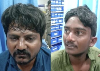 മോഷ്ടാക്കളായ രണ്ടു് യുവാക്കളെ സാഹസീകമായി പോലീസ് പിടികൂടി.