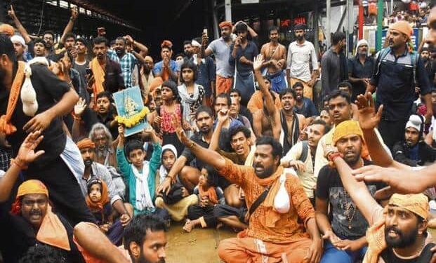 പാലക്കാട് സ്വദേശിയായ അയ്യപ്പഭക്തൻ കുഴഞ്ഞു വീണു മരിച്ചു,