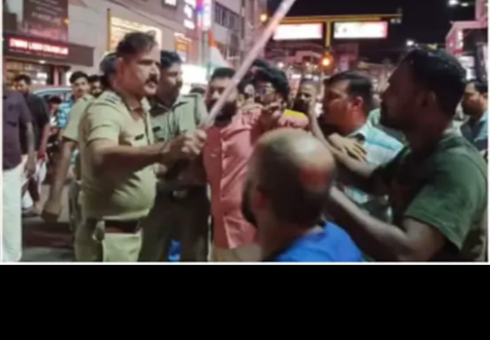 കുഴിയില്‍ വീണ് വിമുക്തഭടൻ മരിച്ച സംഭവം : യൂത്ത് കോണ്‍ഗ്രസ് പ്രതിഷേധത്തിൽ വാക്കേറ്റം