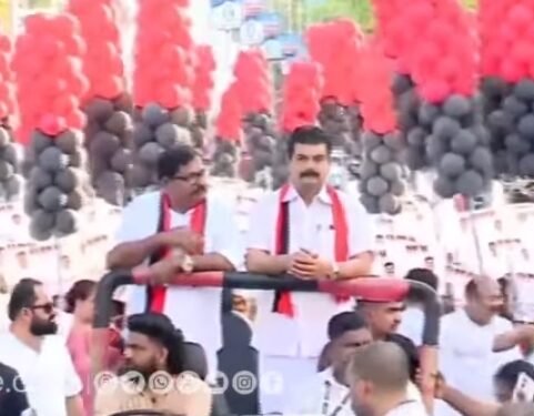 ശക്തി തെളിയിക്കാന്‍ റോഡ് ഷോയുമായി പി.വി അന്‍വർ