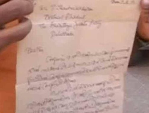 കത്ത് പുറത്തുവിട്ട് സന്ദീപ് വാര്യര്‍;’പാലക്കാട്  നഗരസഭ CPM ഭരിച്ചത് BJP പിന്തുണയോടെ’