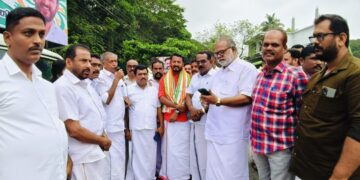 രാഹുൽ മാങ്കുട്ടത്തിൽ ൻ്റെ   നന്ദി പര്യടനം താണാവ് ജംഗ്ഷനിൽ നിന്നും  ആരംഭിച്ചു