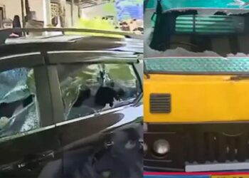 വിവാഹ ഡ്രസ് കോഡിന് പണം നല്‍കിയില്ല; വീട്ടുമുറ്റത്ത് നിര്‍ത്തിയിട്ട എട്ടു വാഹനങ്ങള്‍ തകർത്തു;