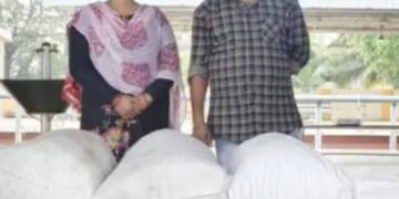 ഒലവക്കോട് റെയില്‍വേ സ്റ്റേഷനില്‍ വൻ കഞ്ചാവ് വേട്ട