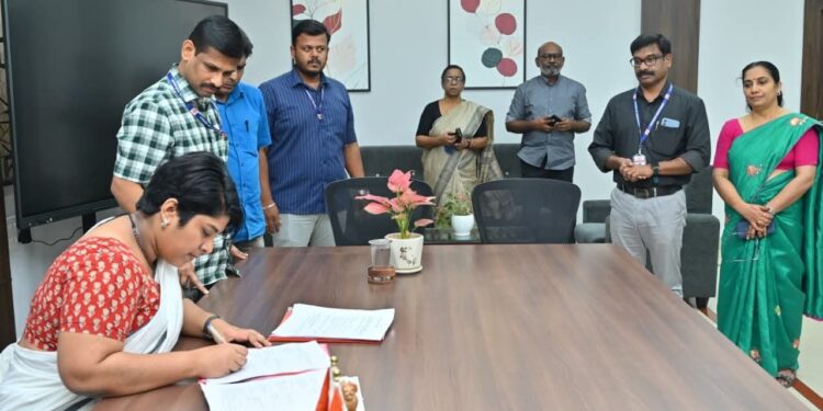 ജില്ലാ കളക്ടറായി എം.എസ് മാധവിക്കുട്ടി ചുമതലയേറ്റു.