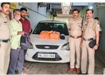 കഞ്ചാവുമായി അച്ഛനും മകനും പിടിയിൽ