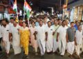 രാഹുൽ ഗാന്ധിക്കെതിരെ വധഭീഷണി : കോൺഗ്രസ് പന്തം കൊളുത്തി പ്രകടനം നടത്തി