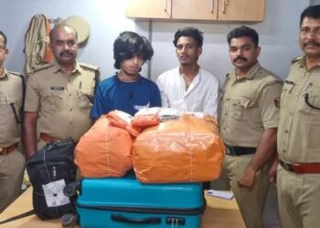 കഞ്ചാവുമായി രണ്ട് യുവാക്കൾഅറസ്റ്റിൽ