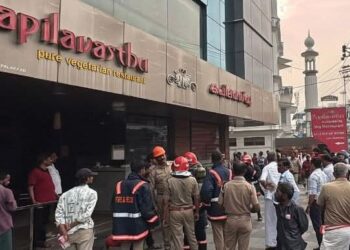 ഹോട്ടൽ കപിലവസ്തുവിൽ തീപിടുത്തം