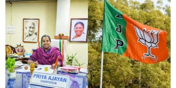 ബിജെപിക്കുള്ളിലെ പ്രതിസന്ധി-  മുൻ ചെയർപേഴ്സൺ പ്രിയ അജയൻ രാഷ്ട്രീയത്തിൽ നിന്ന് പിന്മാറി