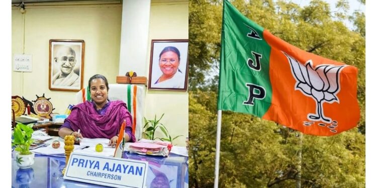 ബിജെപിക്കുള്ളിലെ പ്രതിസന്ധി-  മുൻ ചെയർപേഴ്സൺ പ്രിയ അജയൻ രാഷ്ട്രീയത്തിൽ നിന്ന് പിന്മാറി
