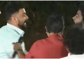 ചർച്ചക്കിടെ ഏറ്റുമുട്ടി പ്രശാന്ത് ശിവനും ആർഷോയും; സംഘർഷം,