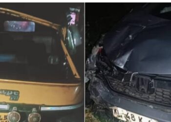 കാറും ഓട്ടോയും കൂട്ടിയിടിച്ച് നവജാത ശിശു മരിച്ചു.