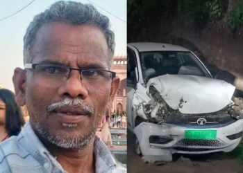 റോഡിൽ പശു കടന്നുവന്നതോടെ കാർ നിയന്ത്രണം വിട്ടു; കാർ യാത്രക്കാരൻ മരിച്ചു