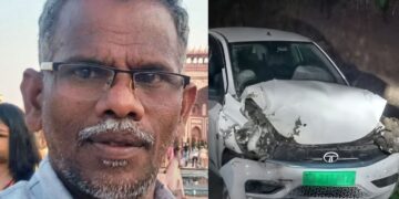 റോഡിൽ പശു കടന്നുവന്നതോടെ കാർ നിയന്ത്രണം വിട്ടു; കാർ യാത്രക്കാരൻ മരിച്ചു