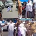 ഐ.എം.എ ജംഗ്ഷനിൽ വീട്ടമ്മയുടെ പ്രതിഷേധം, ഗതാഗതക്കുരുക്ക്