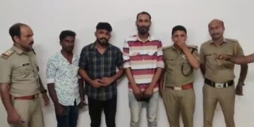 ചിറ്റൂരിൽ  വൻ രാസലഹരി വേട്ട :മുൻ വാർഡ് മെമ്പർ ഉൾപ്പെടെ 3 പേർ പിടിയിൽ