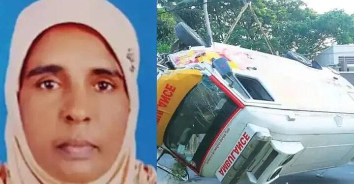 വിഷം കഴിച്ച മകനുമായി ആശുപത്രിയിലേക്ക് പോകുമ്പോള് അപകടം; മാതാവ് മരിച്ചു