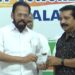 എ. സുരേഷ് കോണ്‍ഗ്രസില്‍ ചേർന്നു.