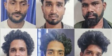 നഗരത്തിൽ എംഡിഎയുമായി ആറംഗ സംഘം പിടിയിൽ;