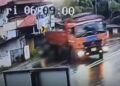 ലോറിയും ബൈക്കും കൂട്ടിയിടിച്ചു; ബൈക്ക് യാത്രികന് പരിക്ക്